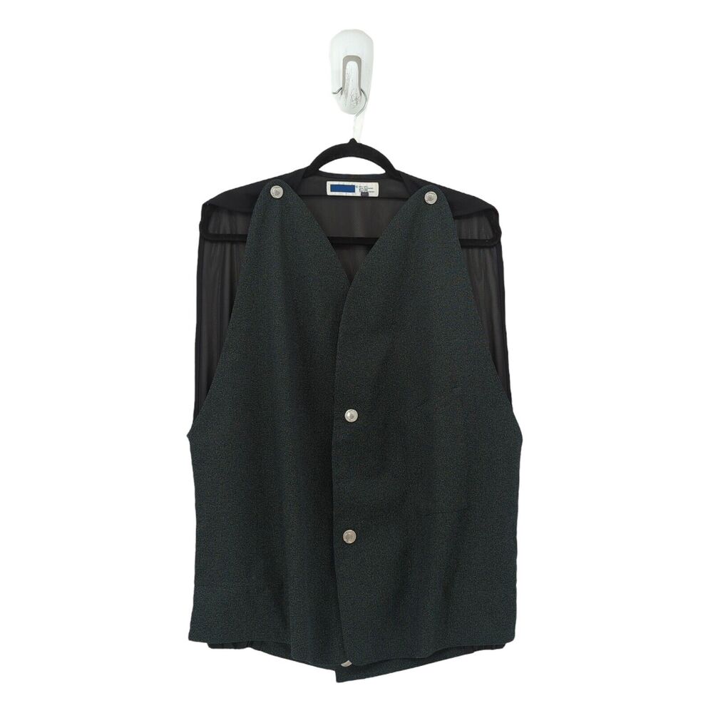 AFFIX Works Men M Convertible Chap Vest Static Black Powermesh Utility NEW FLAW